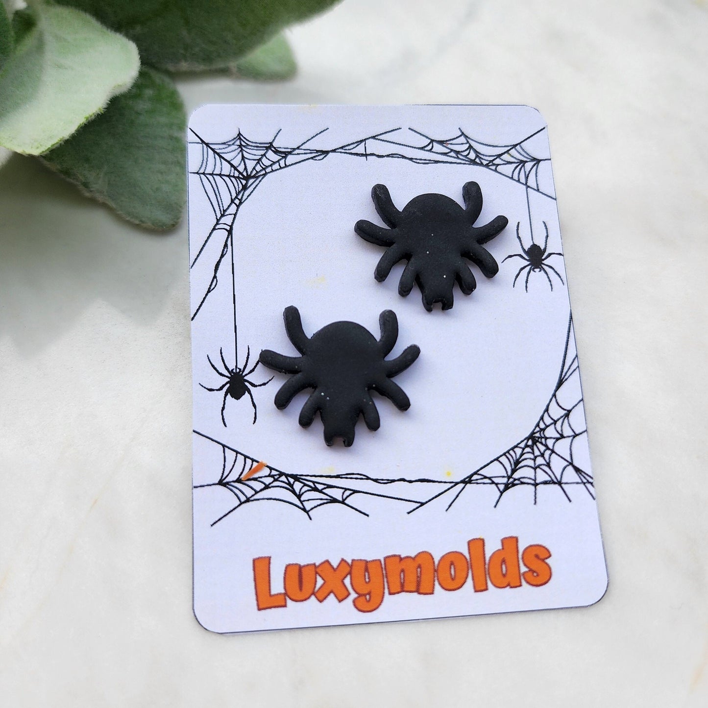 Halloween Polymer Clay cutters Stud earring clay cutters Earrings molds Polymer clay tool Spider sharp cutter stamp