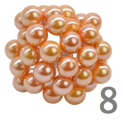 BERRIES STAMEN METALLIC, GLOSSY, GLITTER, MATTE POLKA 50 PCS 12 MM - Luxy Kraft