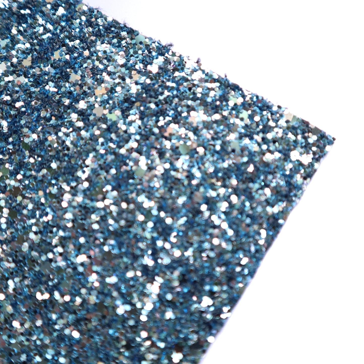 CHUNKY GLITTER FABRIC BLUE (FAUX LEATHER) 1 PCS - Luxy Kraft