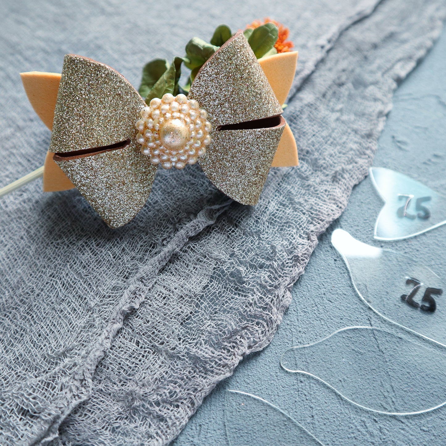 BOW MAKING PLASTIC TEMPLATES N-25 SET OF 4 PCS - Luxy Kraft