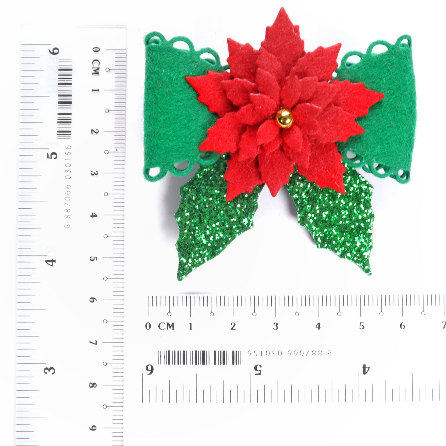 DIY FELT POINTSETTIA FLOWER BOW KIT K-7 - Luxy Kraft
