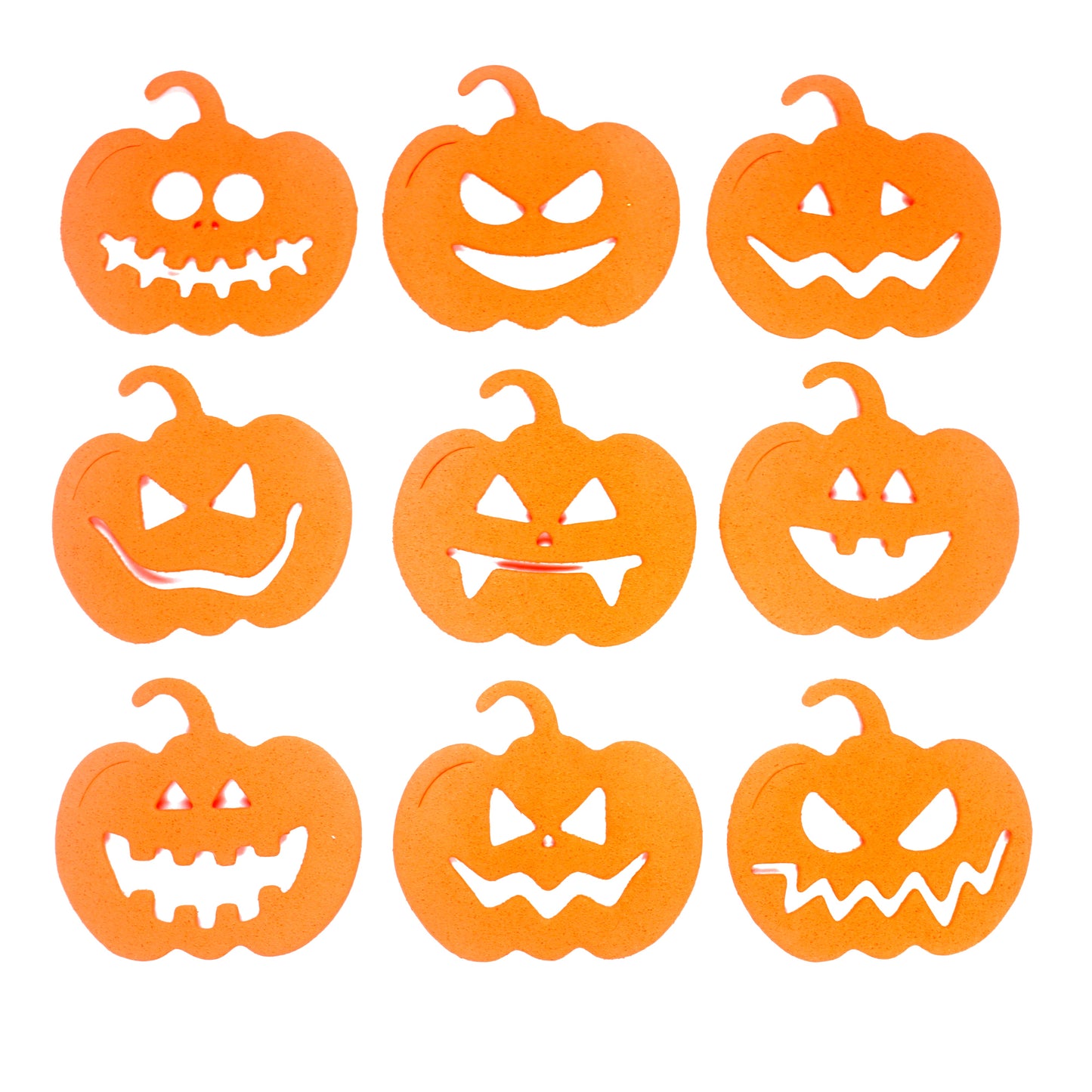 Halloween Pumpkin Metal Cutting Dies Set 9 pcs - Luxy Kraft