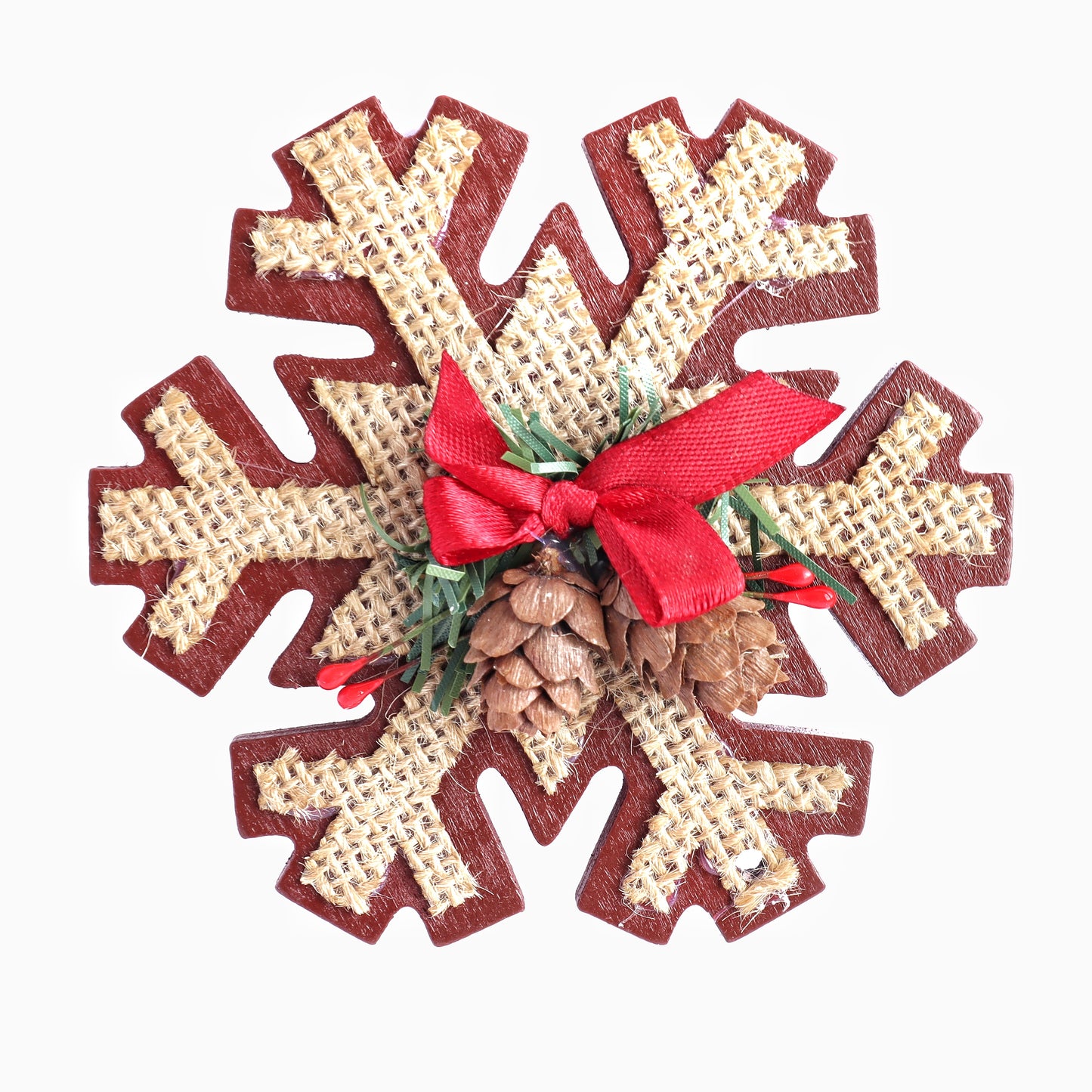 Wood Reindeer, Christmas tree, Snowflake, Christmas Decoration 1 pcs - Luxy Kraft