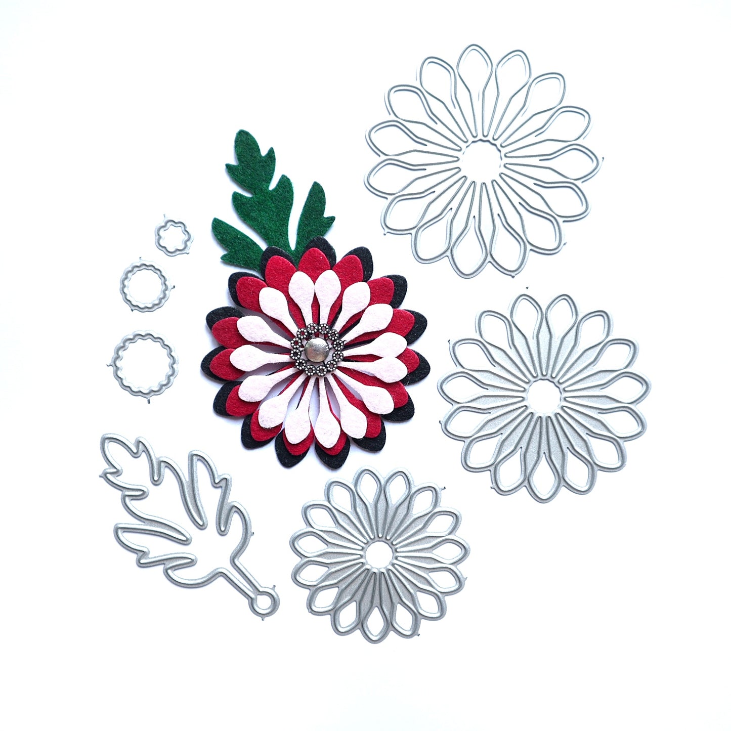 FLOWER CAMOMILE DAHLIA CUTTING DIES - Luxy Kraft
