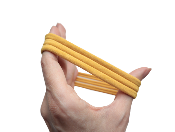 Ochre Nylon headbands one size fits all headbands - Luxy Kraft