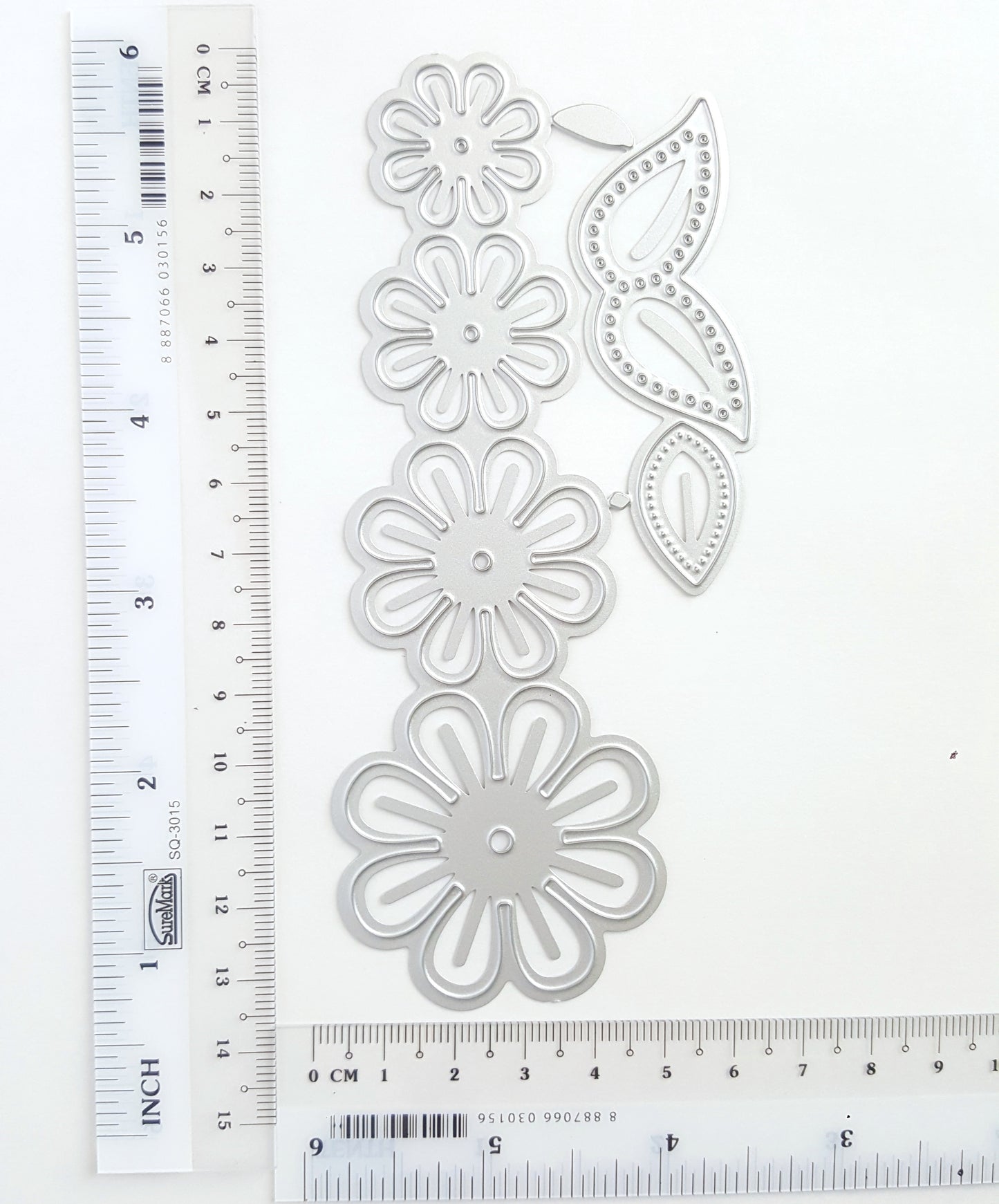 FLOWER CUTTING DIES 6 PCS SET 13.5x5.5 CM - Luxy Kraft