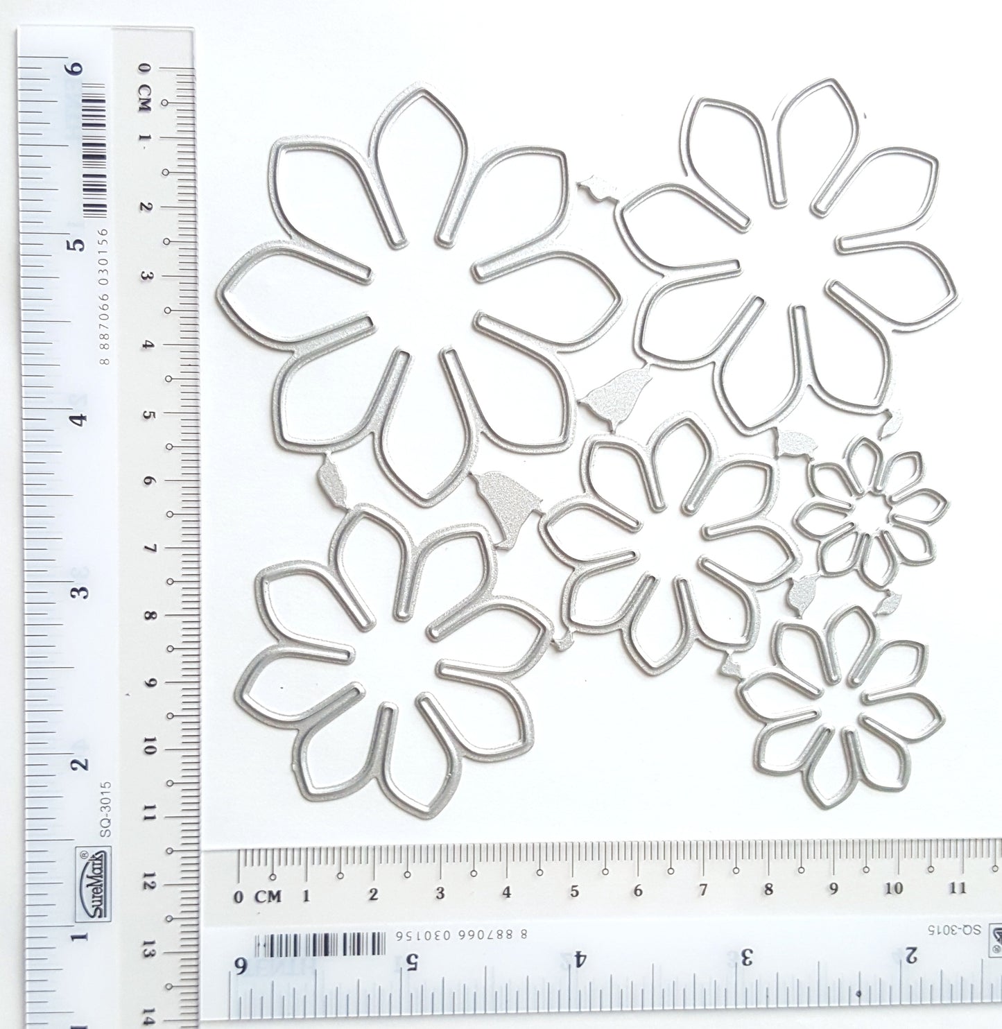 SUCCULENT, GERBERA, DAHLIA, DAISY FLOWER CUTTING DIES 6 PCS SET - Luxy Kraft