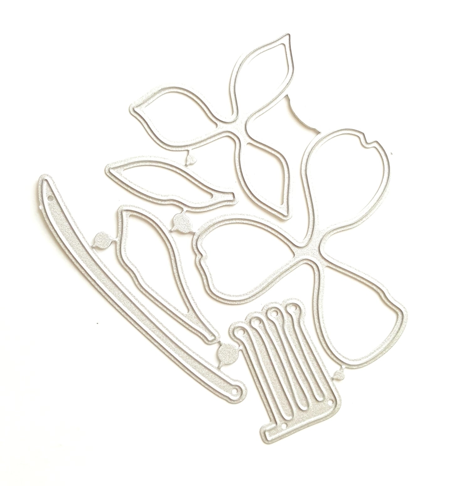 ALSTROEMERI FLOWER CUTTING DIES 6 PCS SET 9.6x8.2 CM - Luxy Kraft