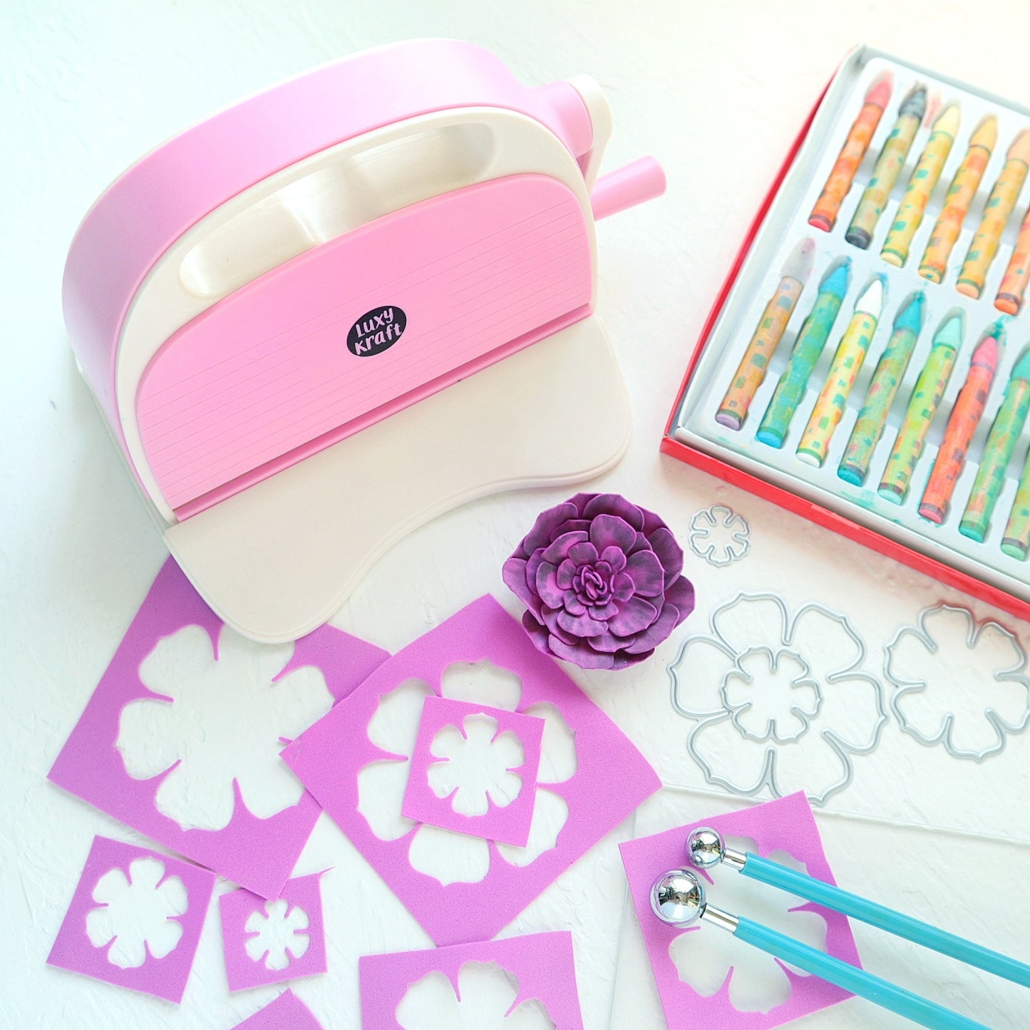 FLOWER CUTTING DIES 4 PCS SET - Luxy Kraft