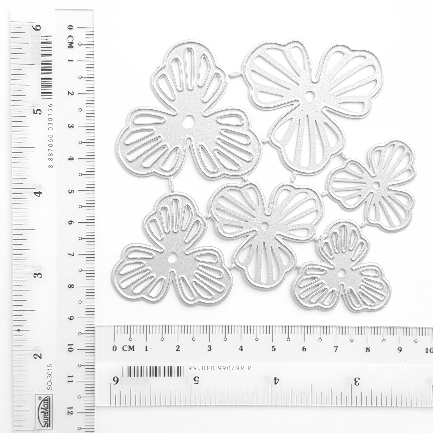 FLOWER CUTTING DIES SET 6 PCS 7.4x10.8 cm - Luxy Kraft