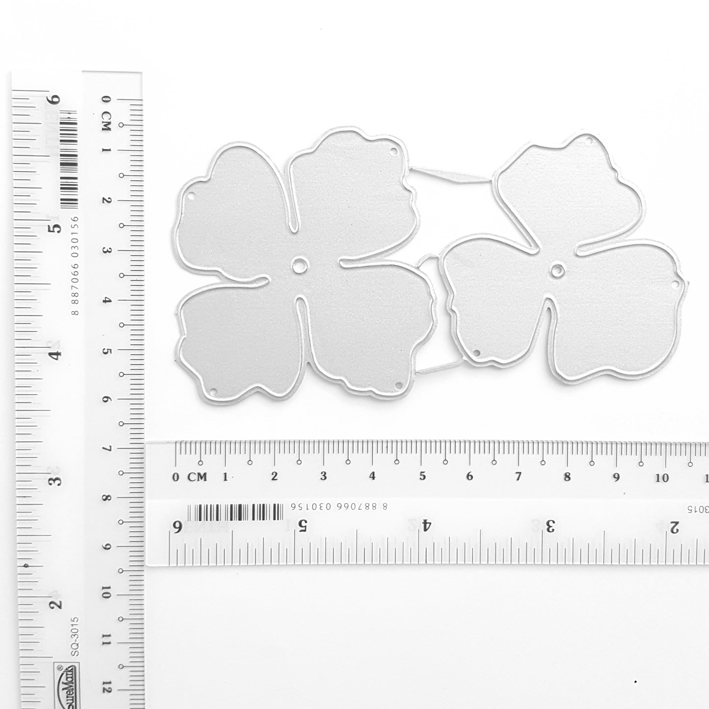 FLOWER CUTTING DIES 2 PCS SET 10.5X5.7 CM - Luxy Kraft
