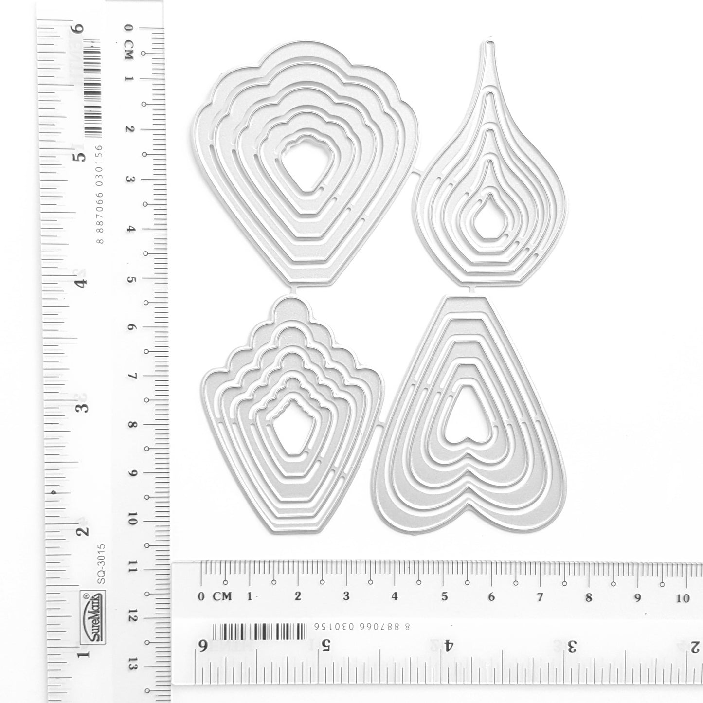 FLOWERS CUTTING DIES 4 SETS - Luxy Kraft