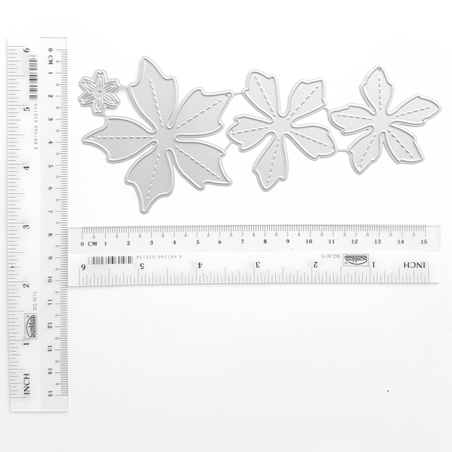 POINSETTIA FLOWER CUTTING DIES 4 PCS SET - Luxy Kraft
