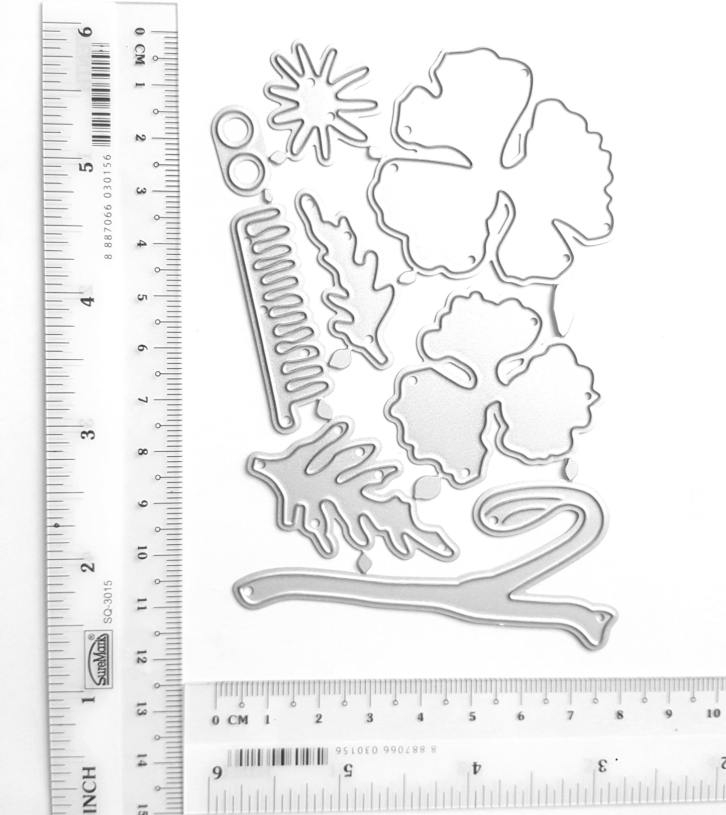 POPPY FLOWER CUTTING DIES 8 PCS SET - Luxy Kraft