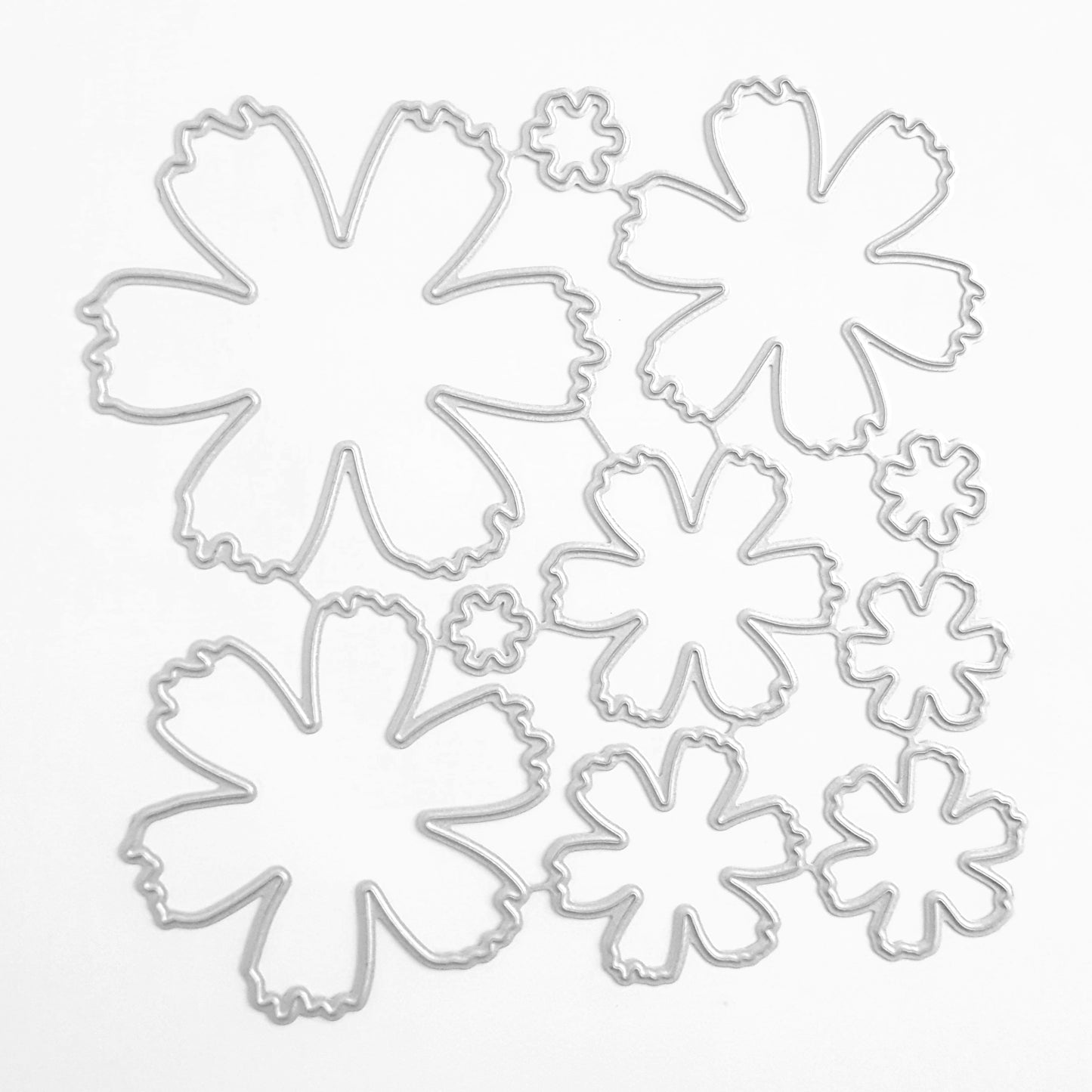 Flower cutting dies set 10 pcs - Luxy Kraft