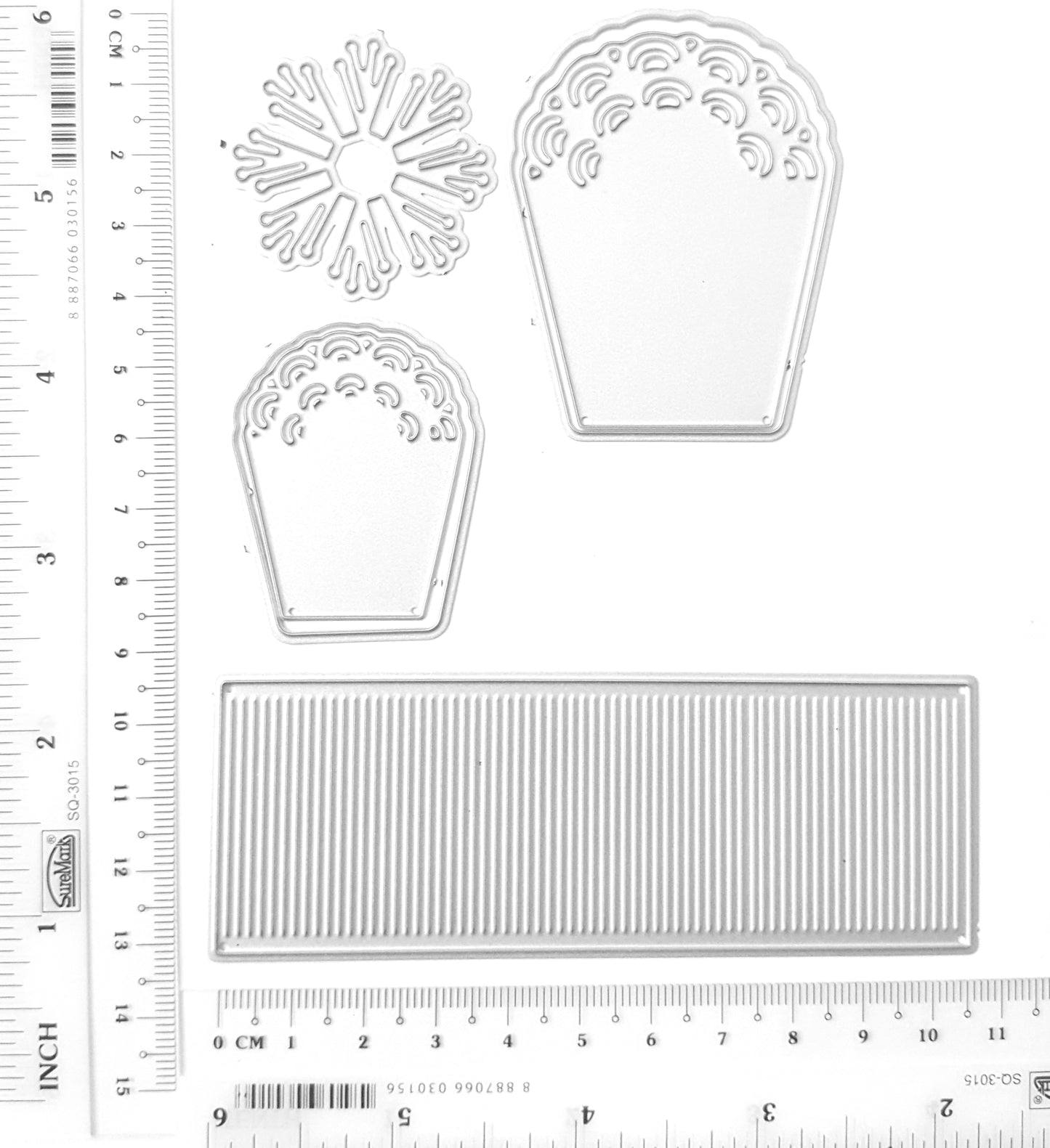 FLOWERS STAMEN CUTTING DIES SET 6 PCS - Luxy Kraft