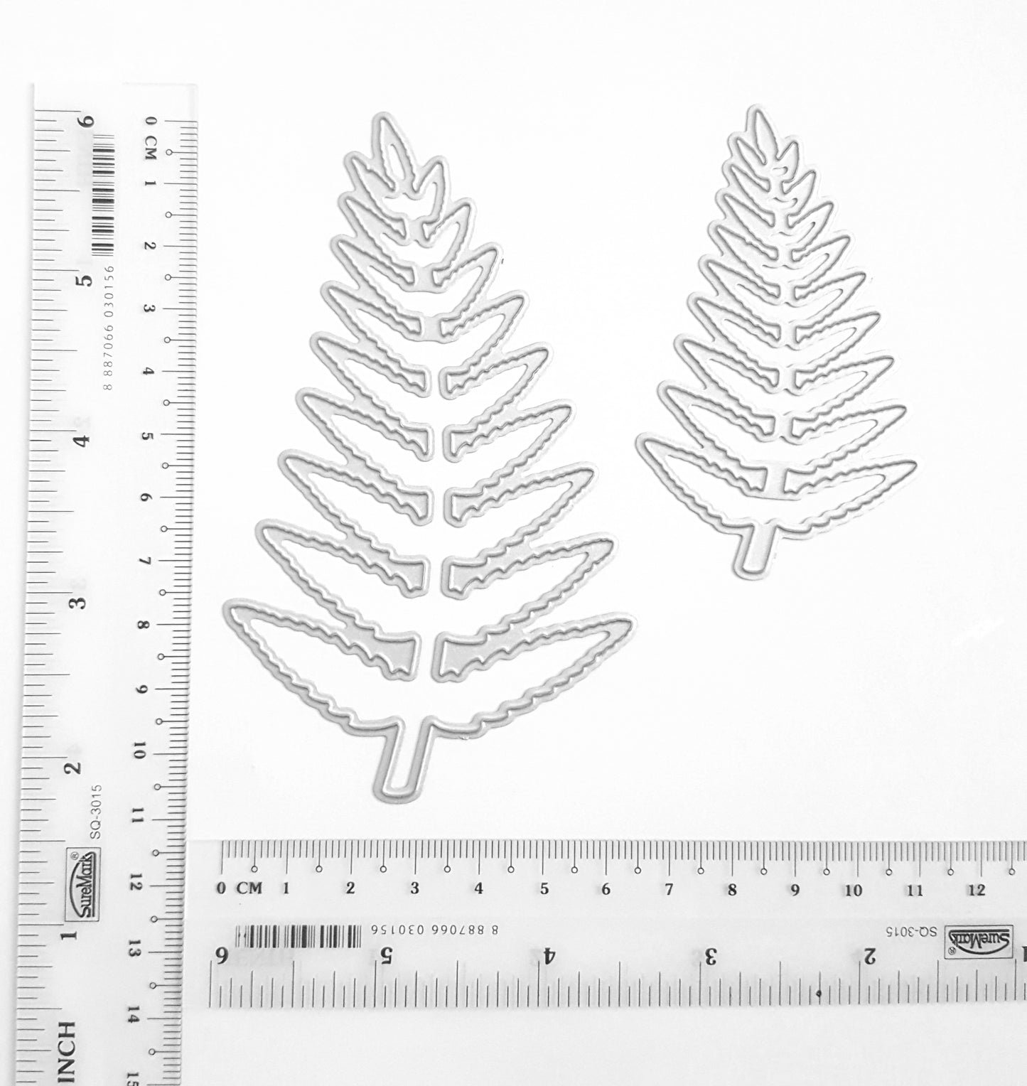 Tree leaf cutting dies 10.3x6.2cm, 7.4x4.5 cm - Luxy Kraft