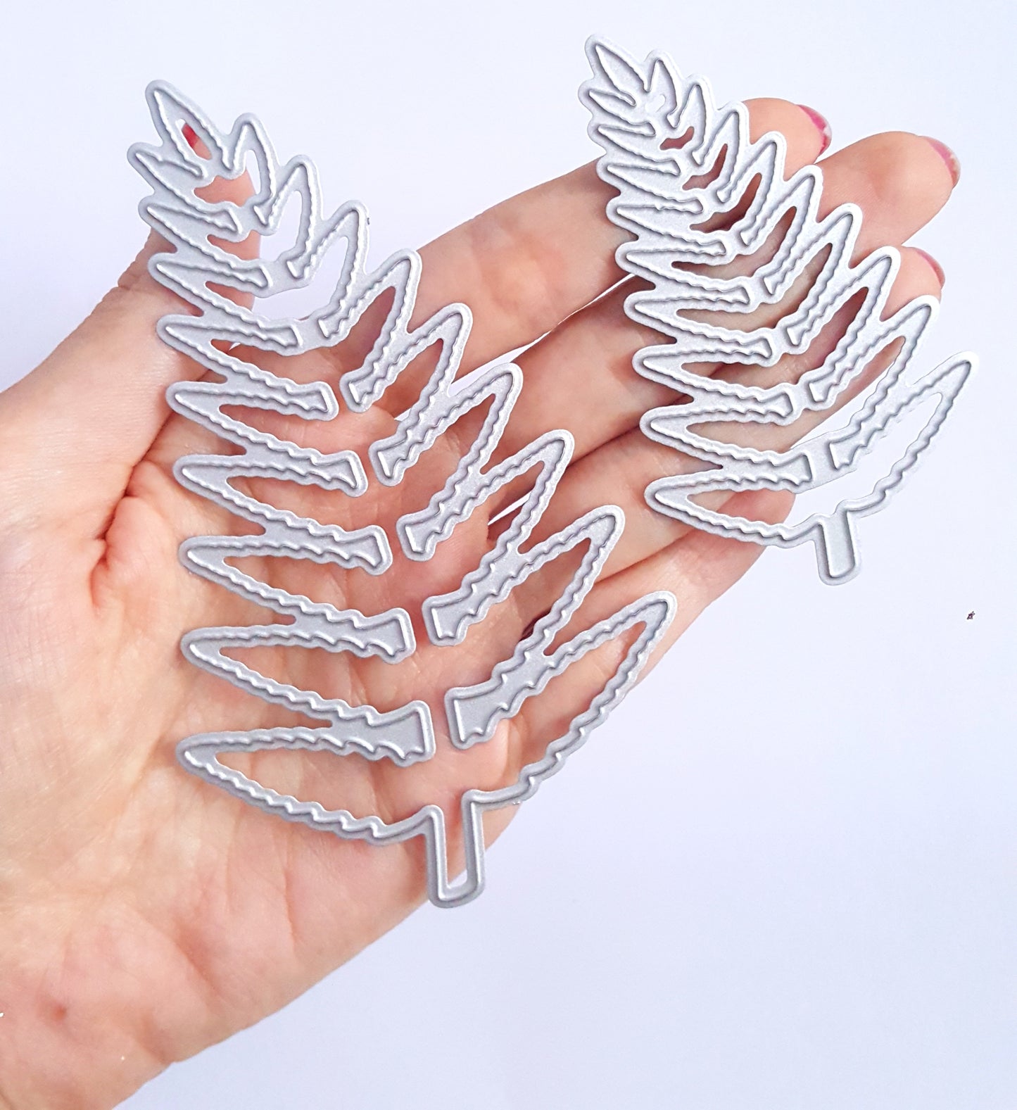 Tree leaf cutting dies 10.3x6.2cm, 7.4x4.5 cm - Luxy Kraft