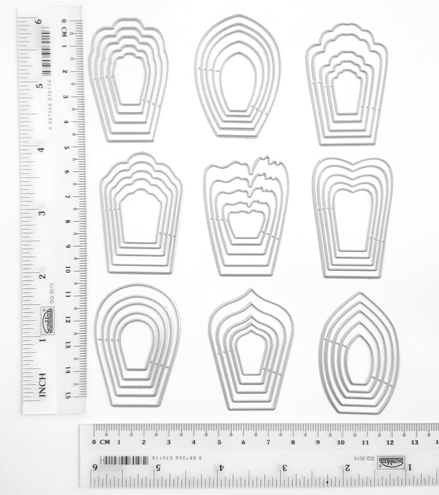 FLOWER CUTTING DIES 9 SETS - Luxy Kraft