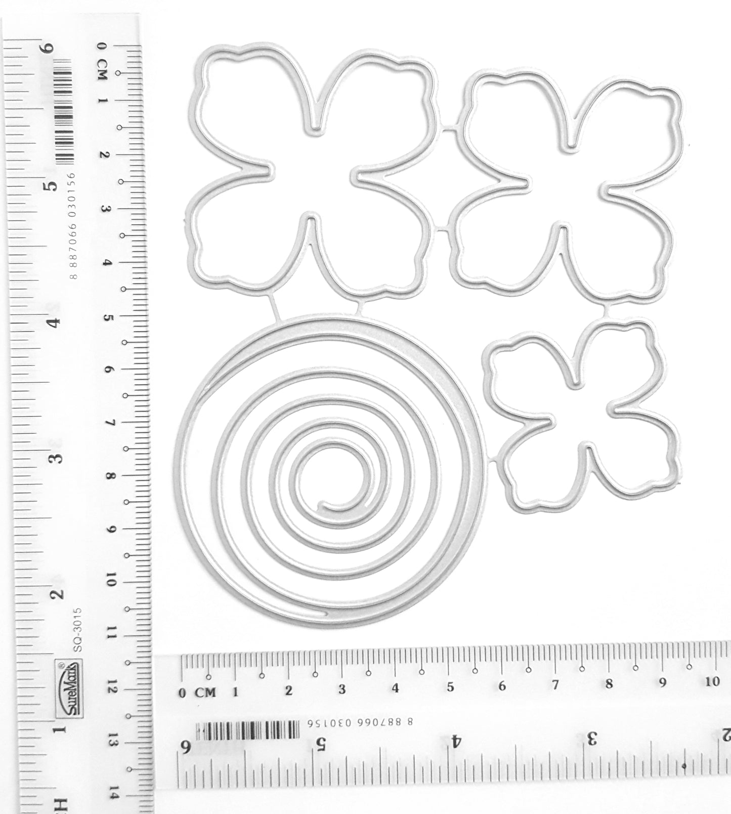 FLOWER CUTTING DIES 4 PCS SET - Luxy Kraft