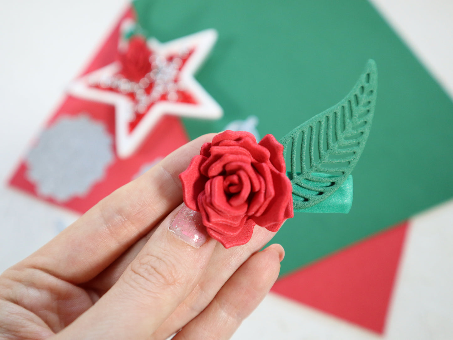 3D LEAVES CUTTING DIES 3 PCS SET 9.6X5.5 CM - Luxy Kraft