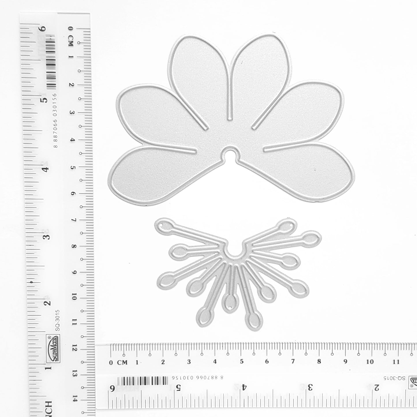 PLUMERIA FLOWER CUTTING DIES 2 PCS SET - Luxy Kraft