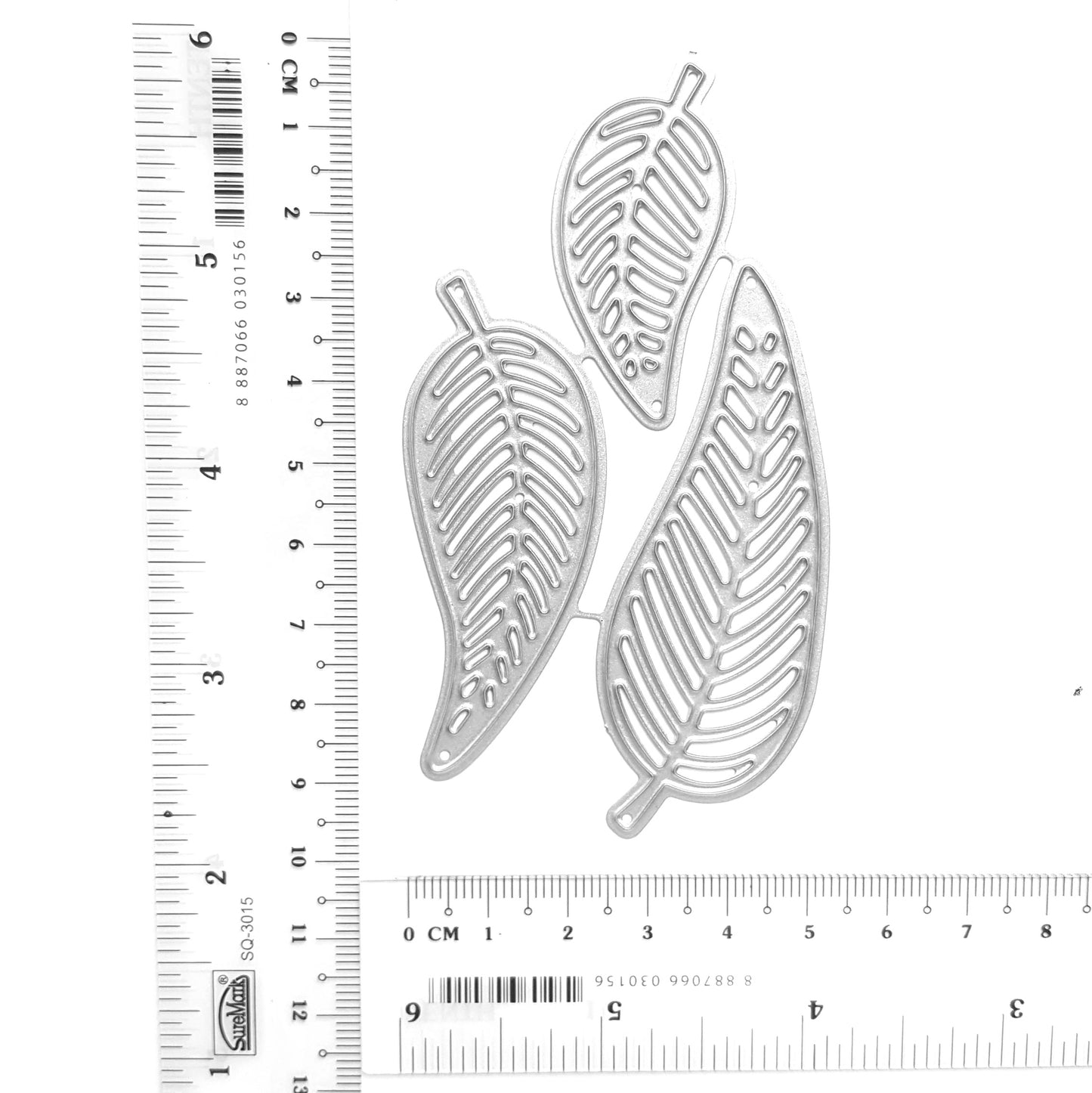 3D LEAVES CUTTING DIES 3 PCS SET 9.6X5.5 CM - Luxy Kraft