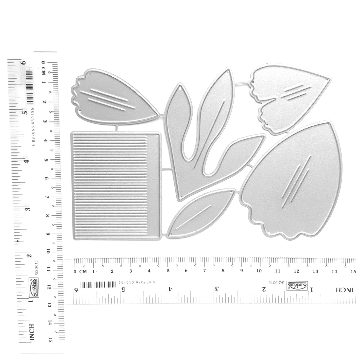 Peony Flower cutting dies 6 pcs set - Luxy Kraft