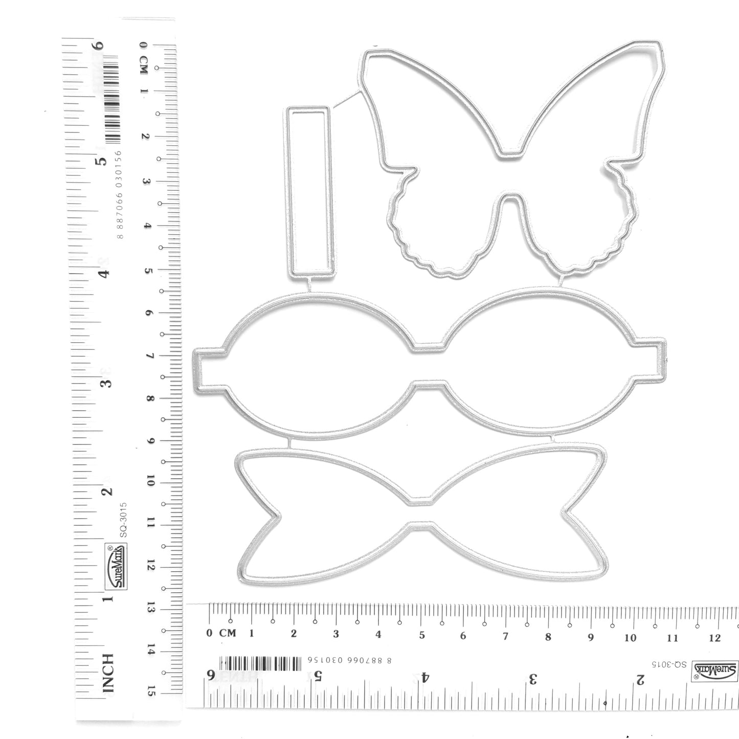 Bow butterfly cutting dies set - Luxy Kraft