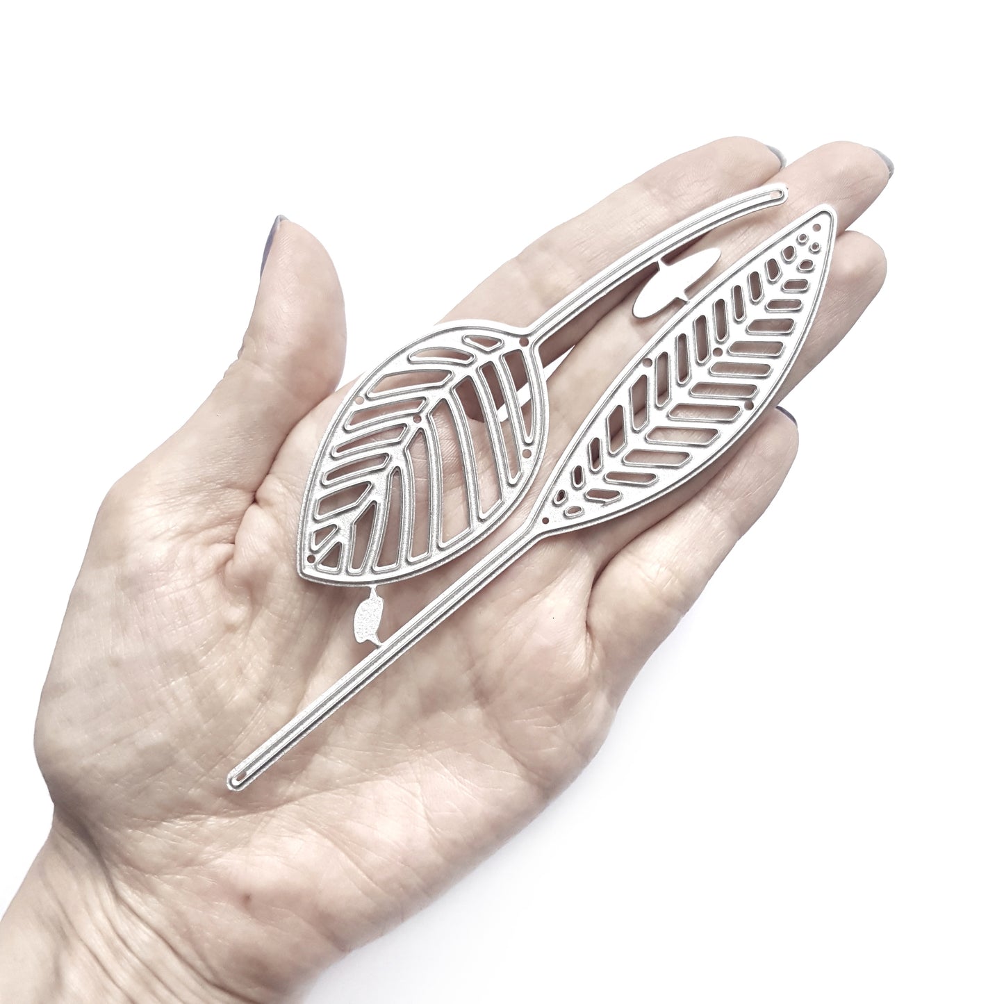 3D LEAVES CUTTING DIES 2 PCS SET - Luxy Kraft