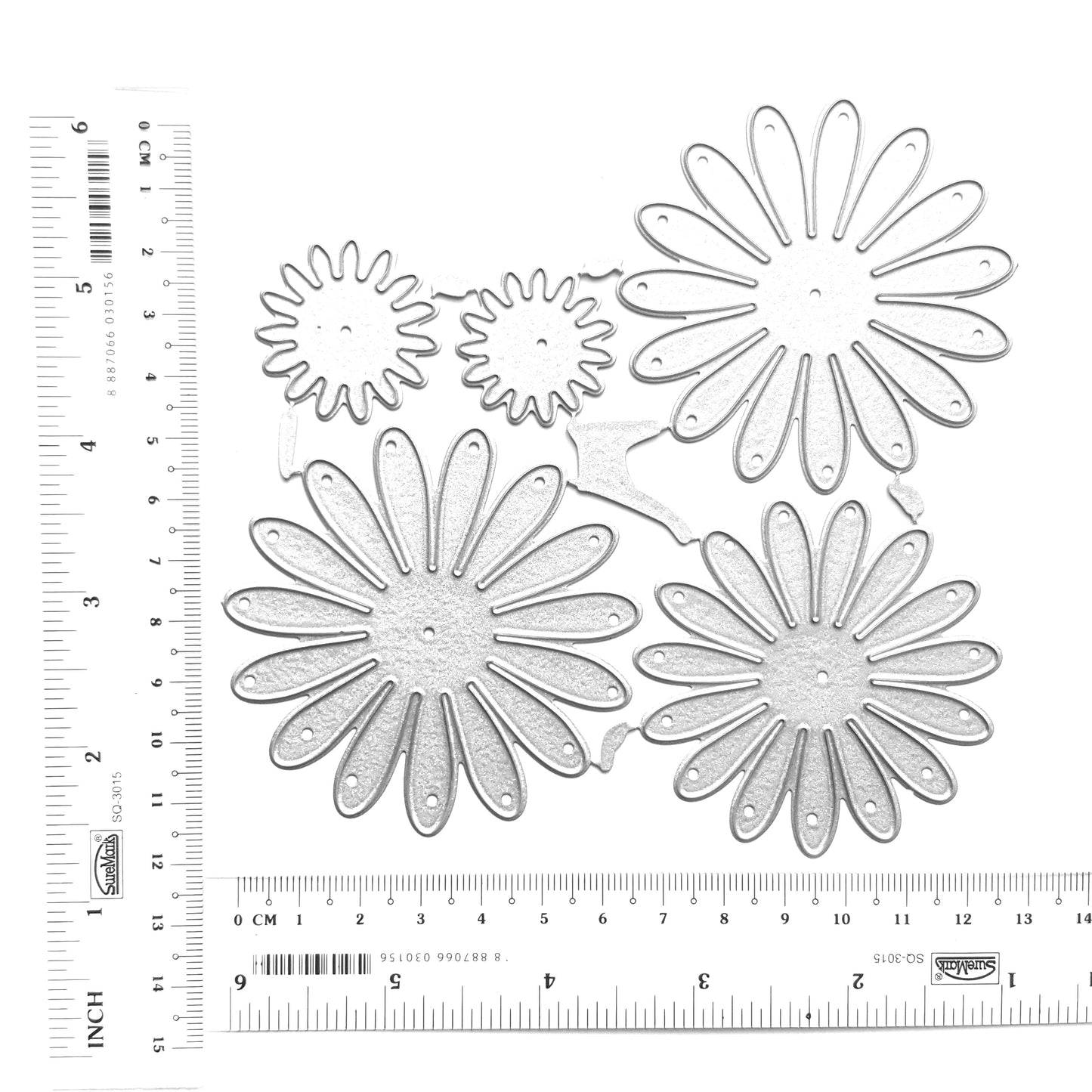 DAHLIA FLOWERS CUTTING DIES SET 5 PCS - Luxy Kraft