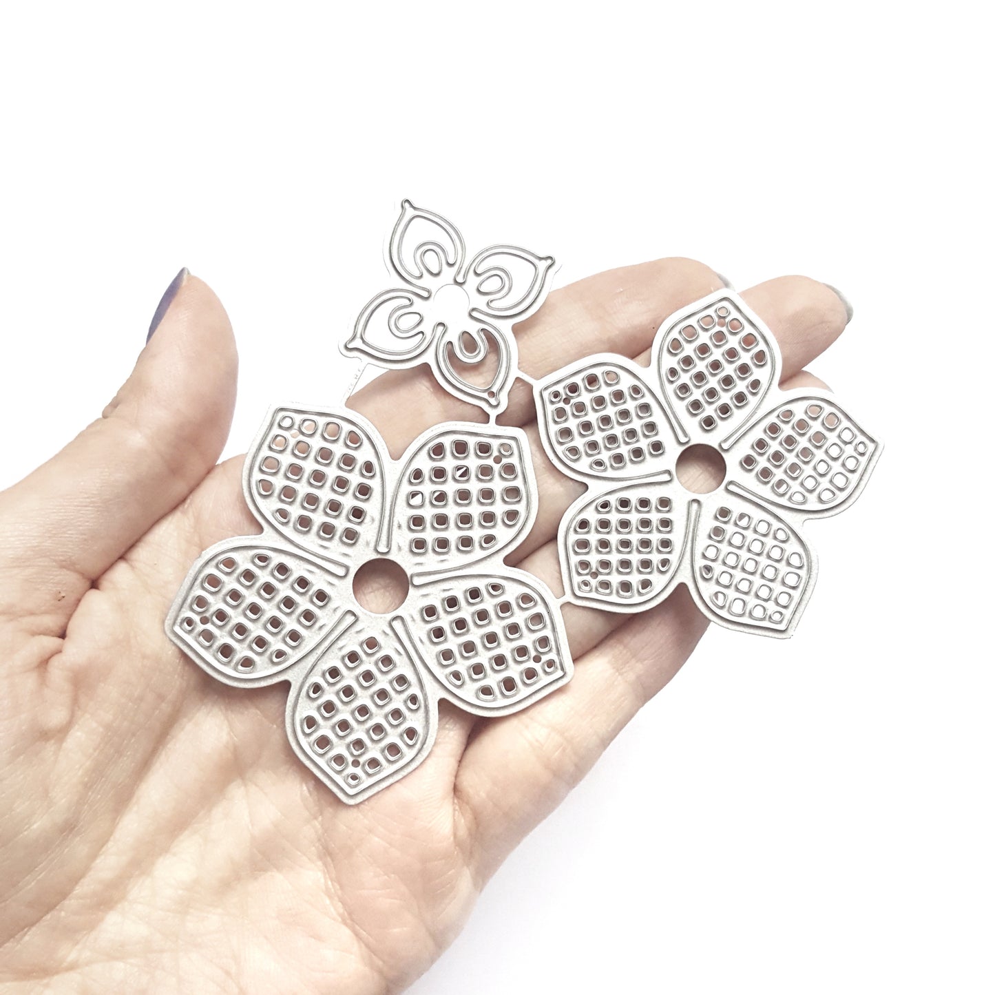 FLOWERS CUTTING DIES 3 PCS SET - Luxy Kraft