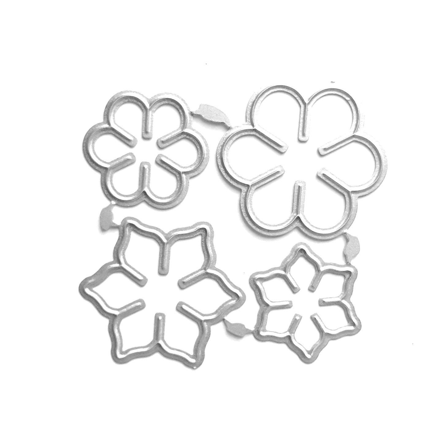 FLOWER CUTTING DIES 4 PCS SET - Luxy Kraft