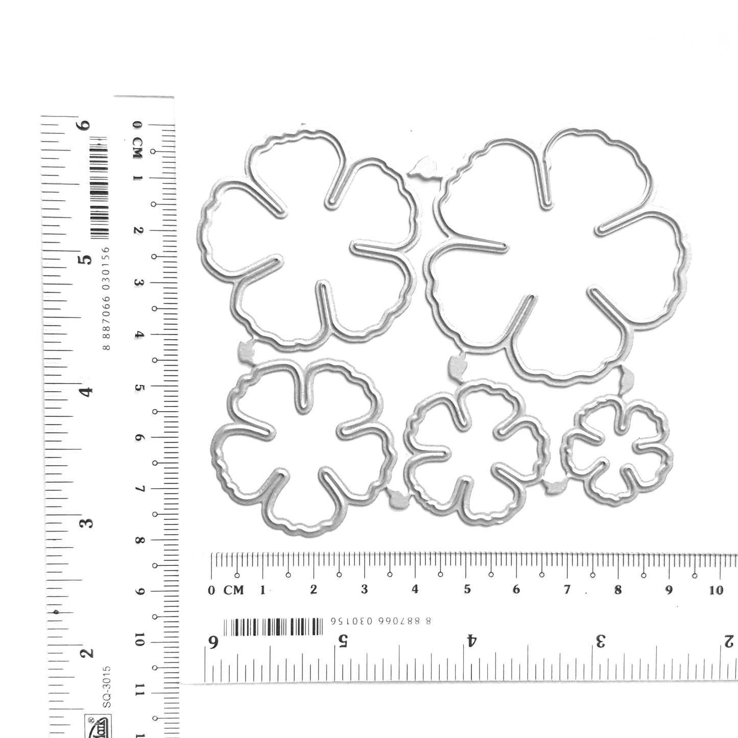 PEONY FLOWER CUTTING DIES 5 PCS SET - Luxy Kraft