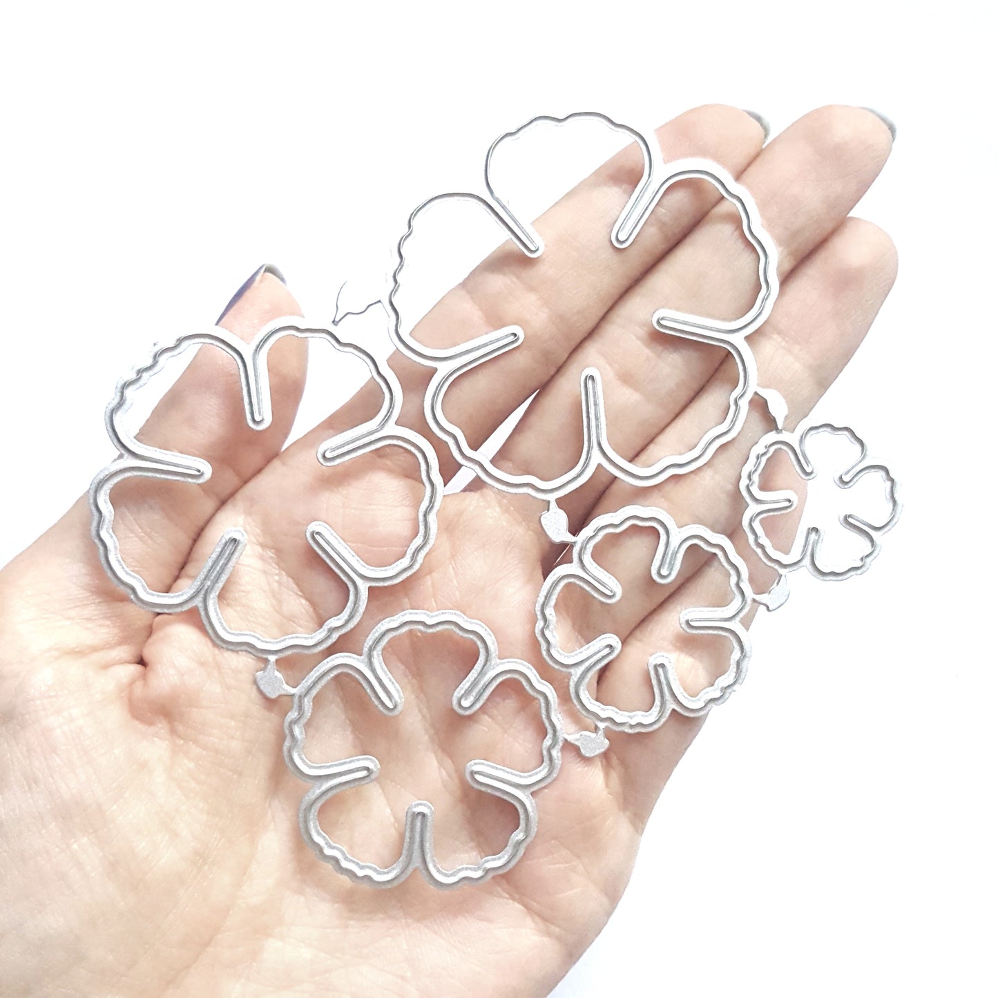 PEONY FLOWER CUTTING DIES 5 PCS SET - Luxy Kraft
