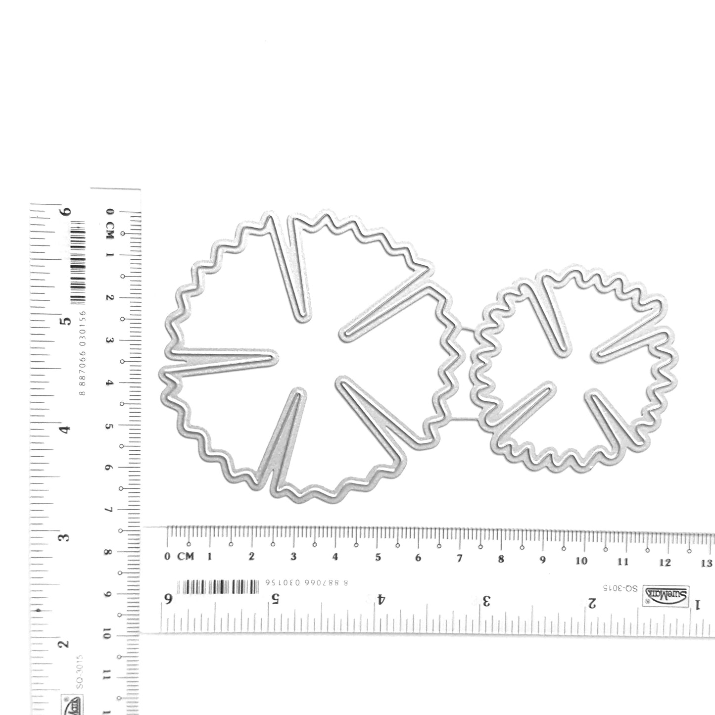 FLOWERS PETALS CUTTING DIES 2 PCS SET - Luxy Kraft