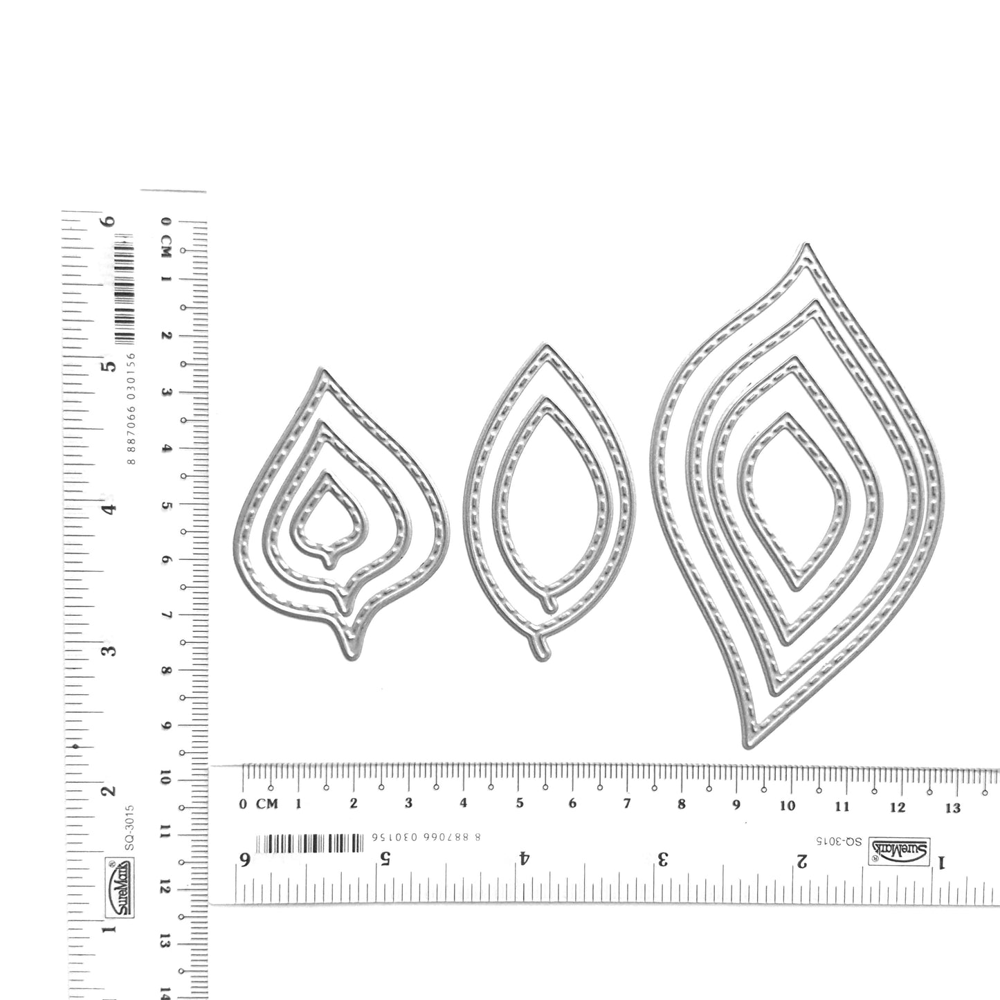 Leaves cutting dies 9 pcs set - Luxy Kraft