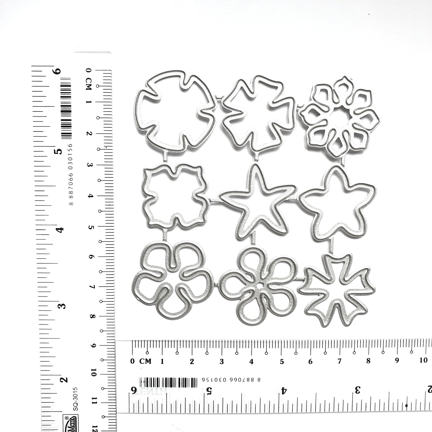 Flowers Metal Cutting Dies 9 pcs set - Luxy Kraft