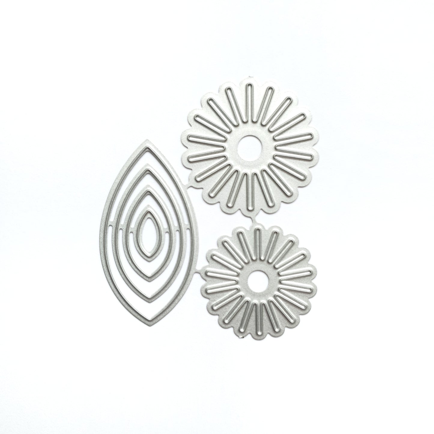Flower petals stamens Metal Cutting Dies 6 pcs set - Luxy Kraft