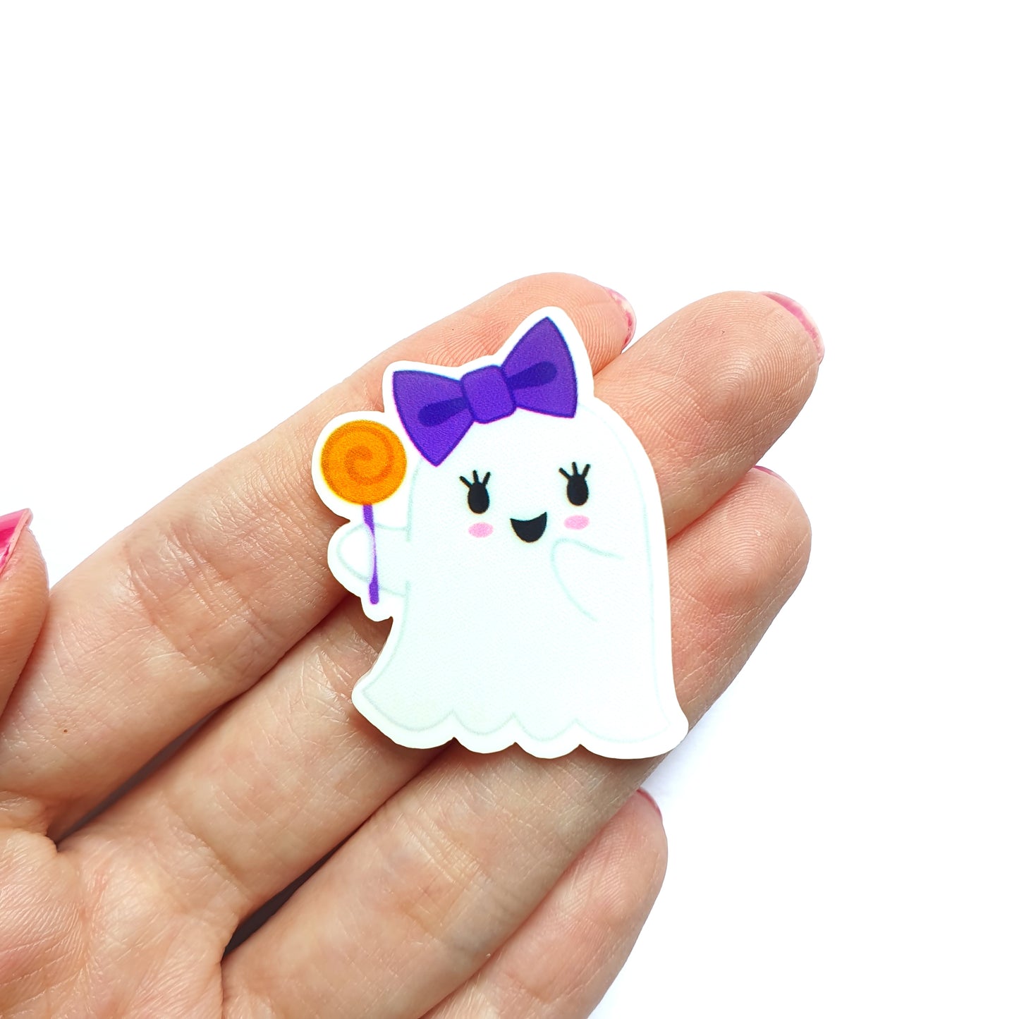 Halloween Resin Acrylic Planar Caboshones 4 pcs - Luxy Kraft