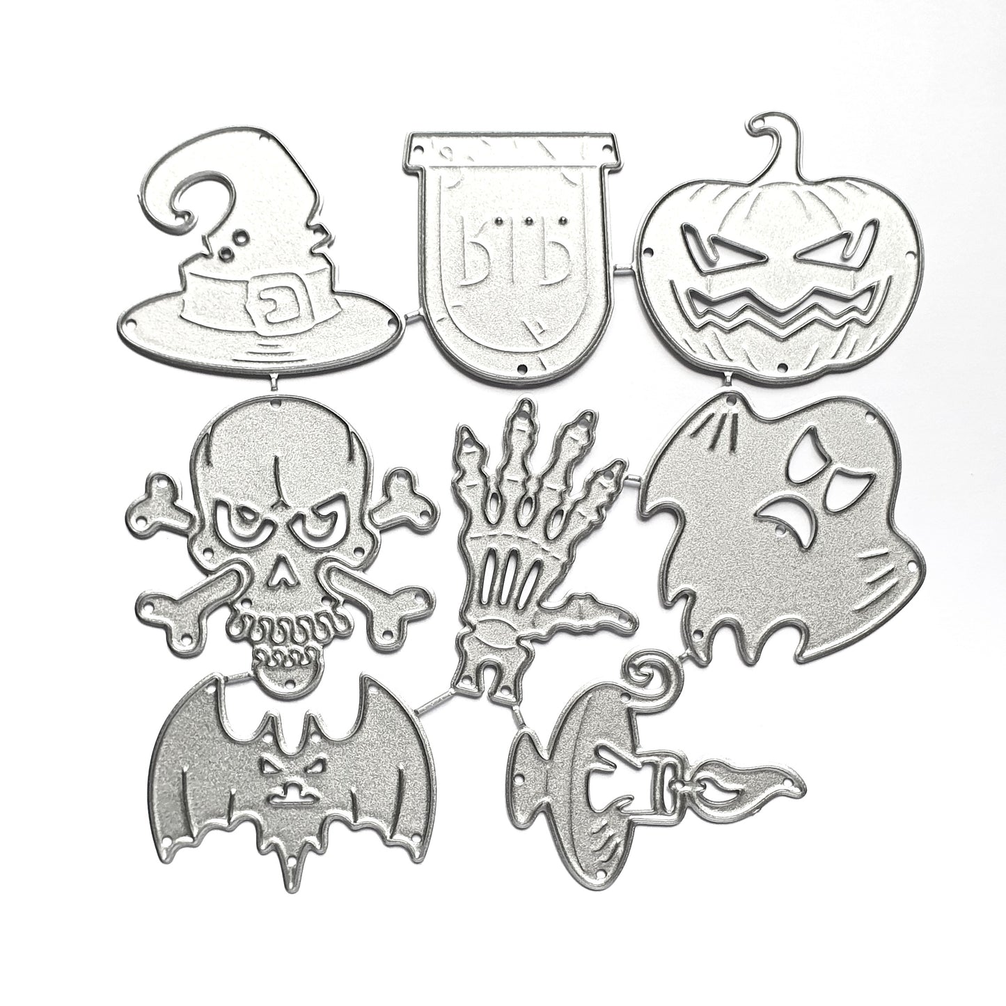 Halloween Metal Cutting Dies Set 8 pcs - Luxy Kraft
