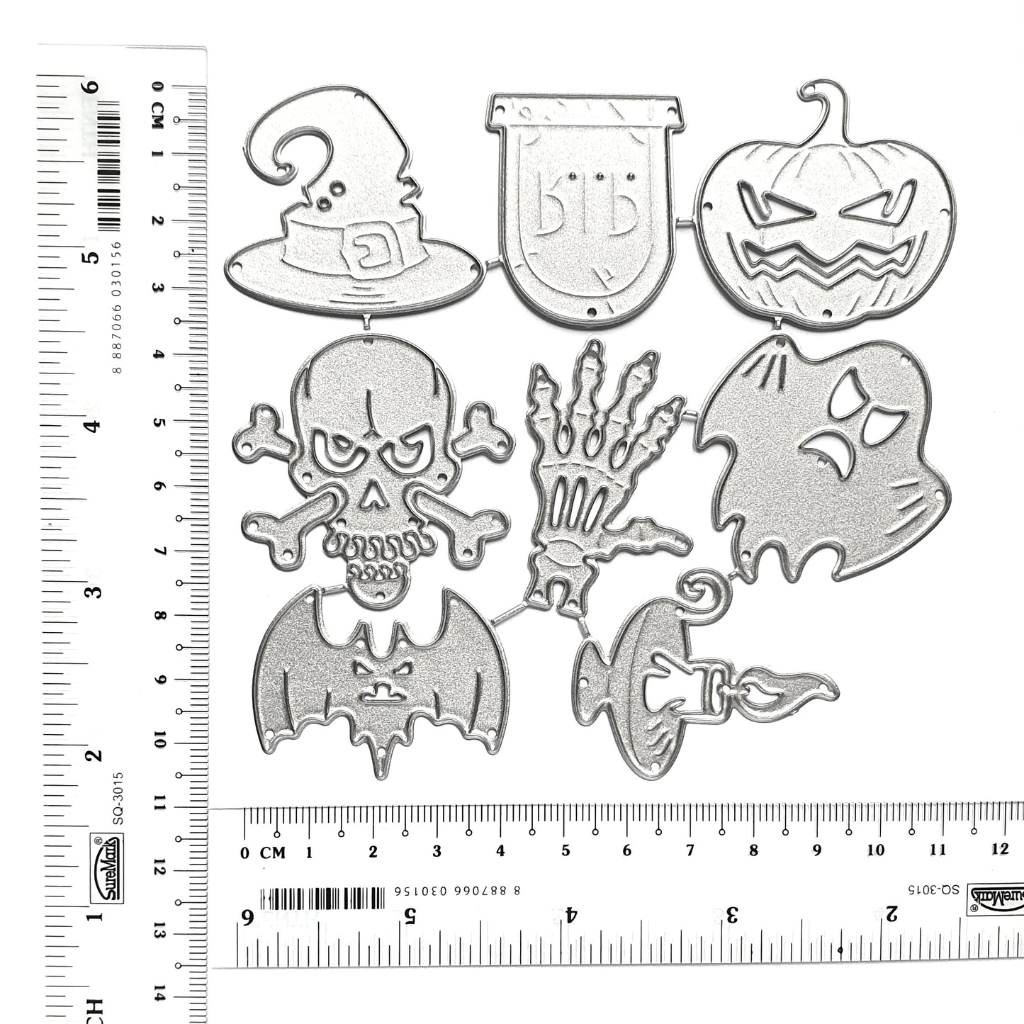Halloween Metal Cutting Dies Set 8 pcs - Luxy Kraft
