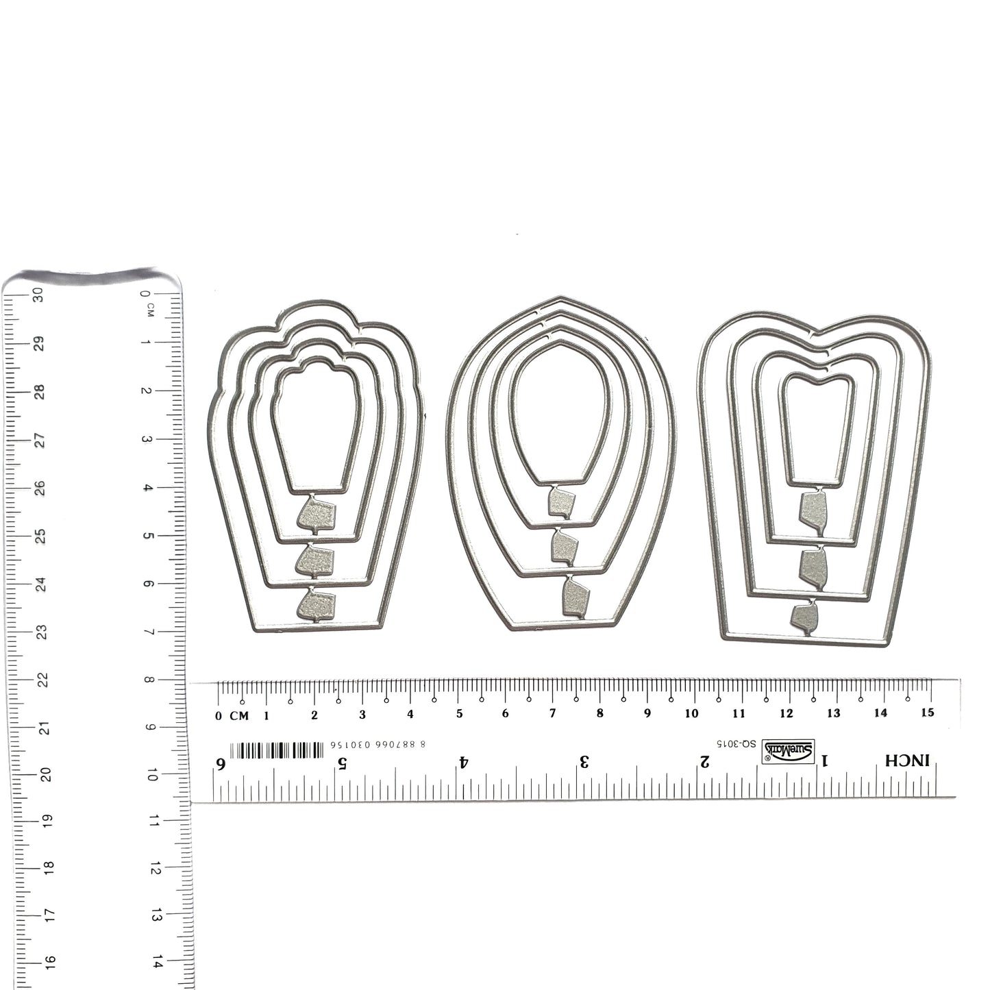 FLOWERS CUTTING DIES 3 DESIGN SET - Luxy Kraft