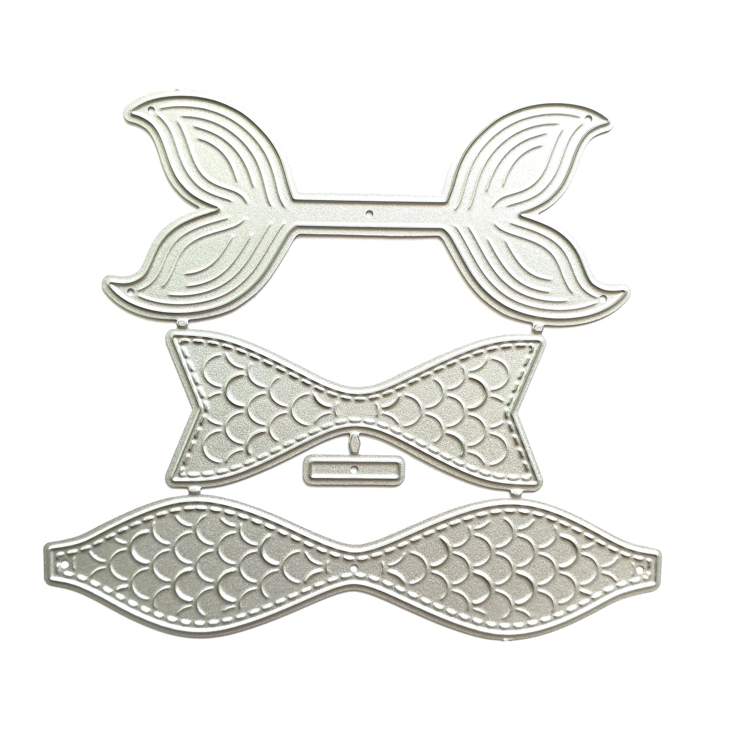 3D FIN MERMAID BOW CUTTING DIES - Luxy Kraft