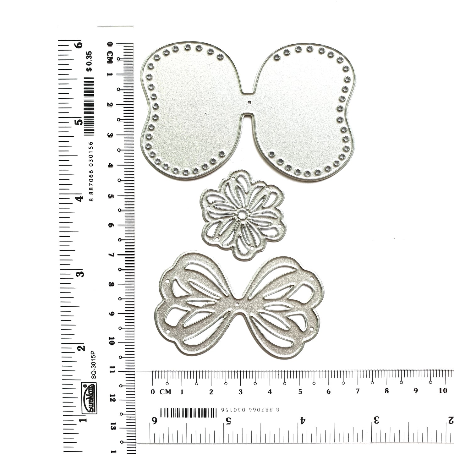 BOW FLOWER CUTTING DIES 3 PCS SET - Luxy Kraft