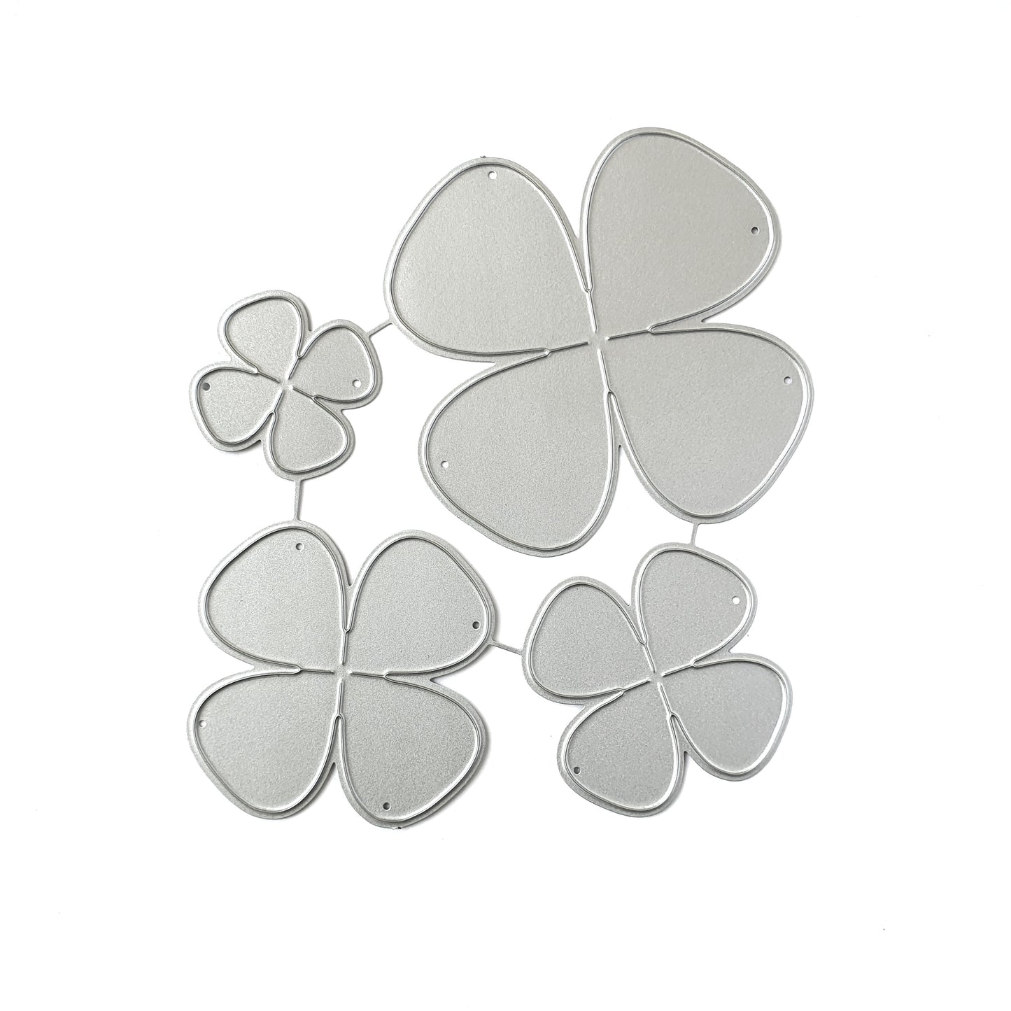 FLOWER ROSE CUTTING DIES 4 PCS SET - Luxy Kraft