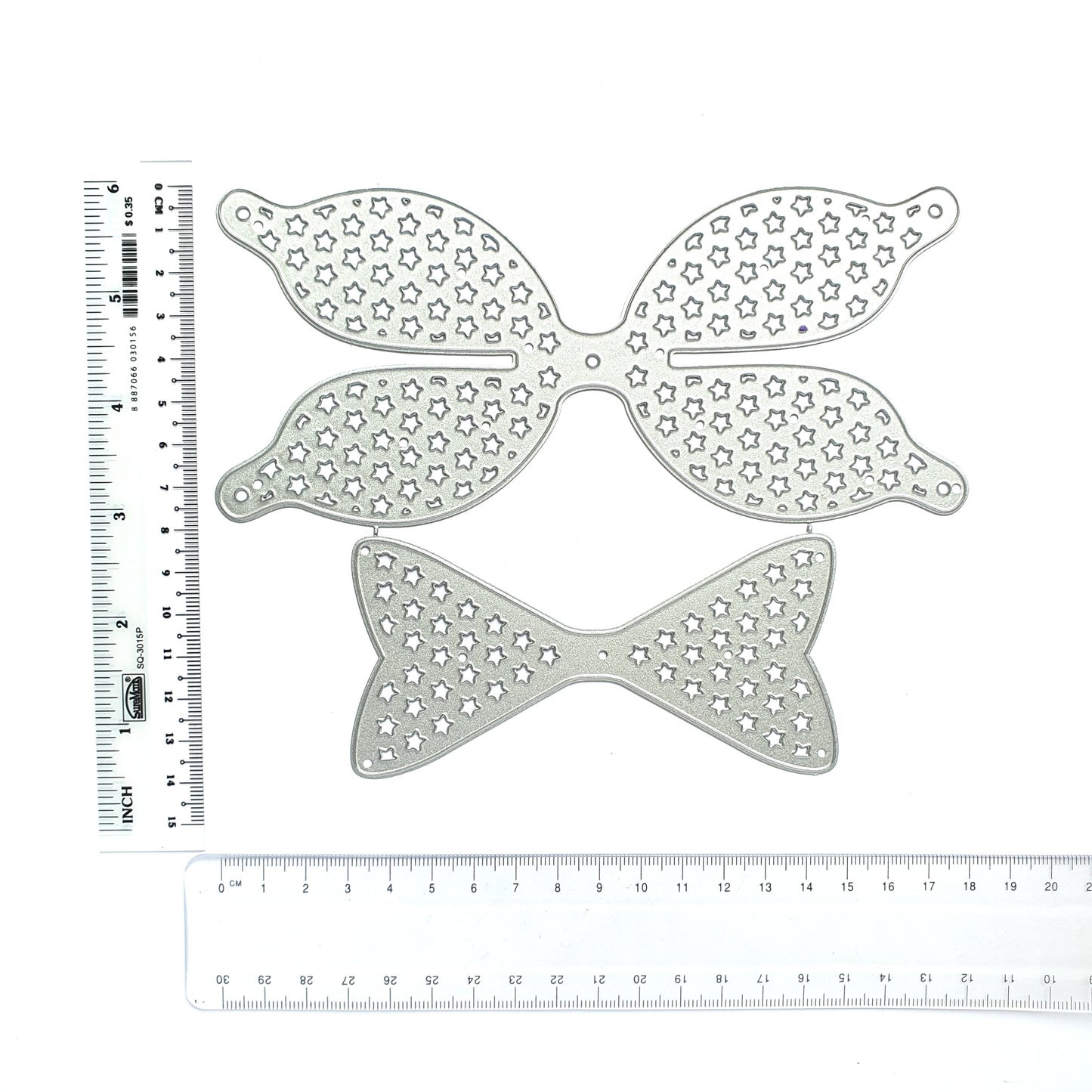 PUNCHED STARS BOW CUTTING DIES BIG SIZE - Luxy Kraft