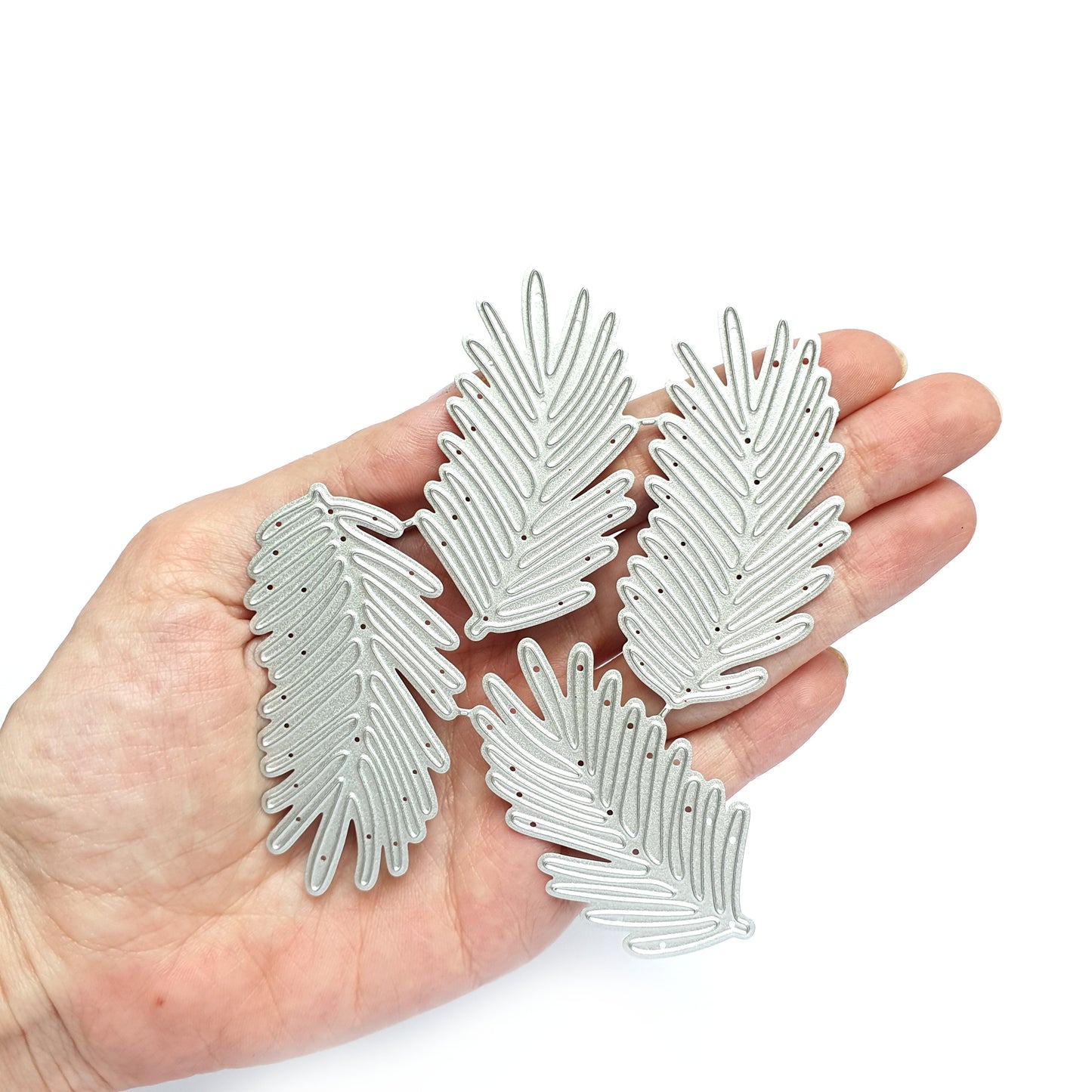 Fir tree Leaves Metal Cutting Dies 4 Pcs set - Luxy Kraft