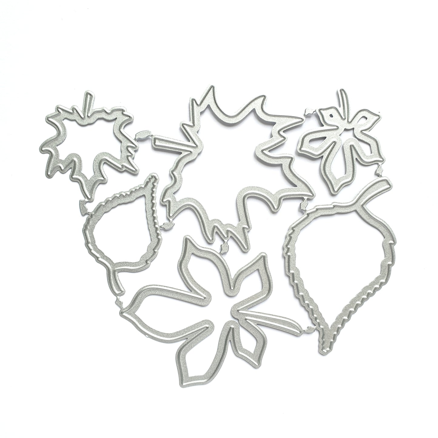Leaves Metal Cutting Dies 6 pcs set - Luxy Kraft