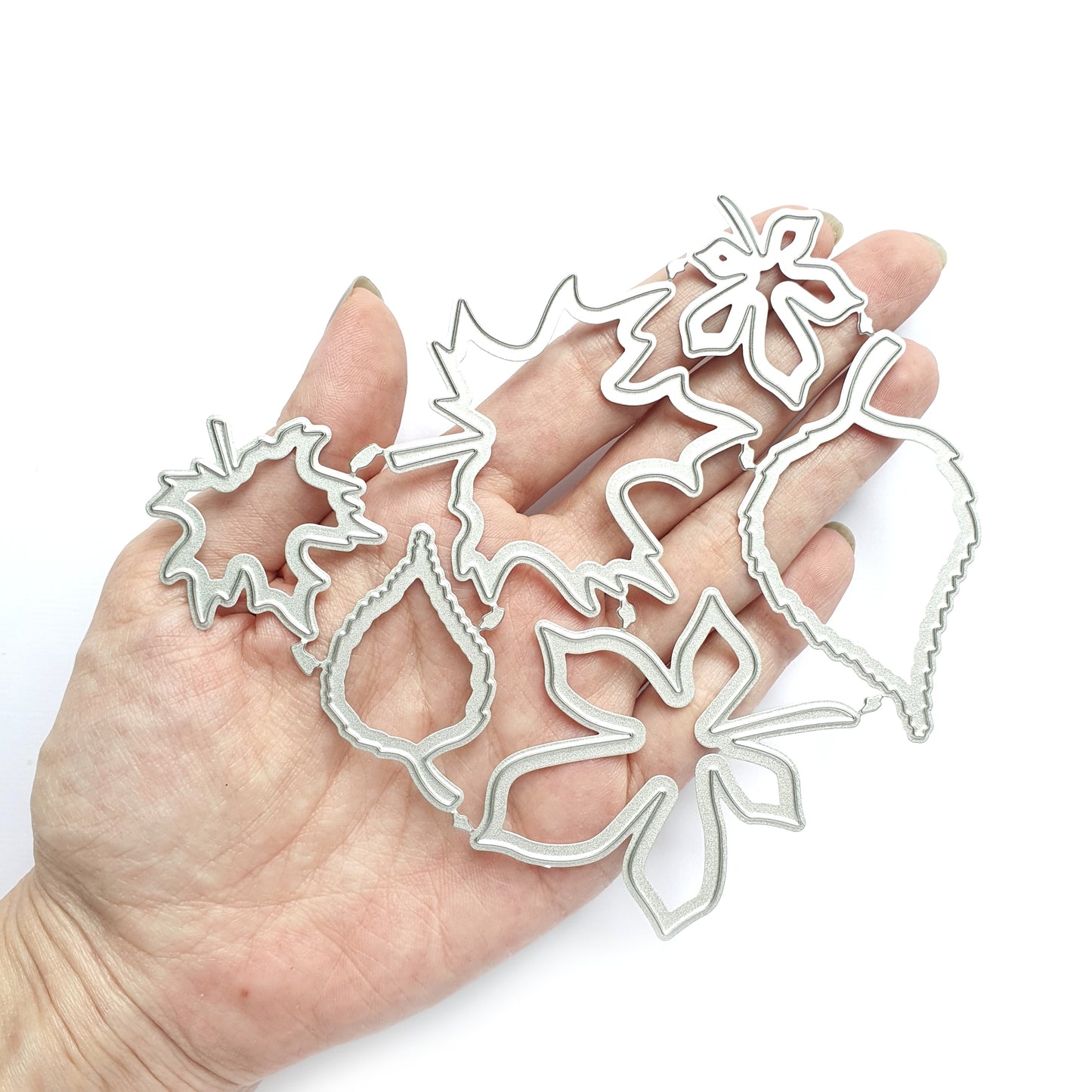 Leaves Metal Cutting Dies 6 pcs set - Luxy Kraft